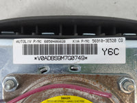 2005-2006 Kia Sorento Air Bag Driver Left Steering Wheel Mounted P/N:605040602B Fits Fits 2005 2006 OEM Used Auto Parts - Oe