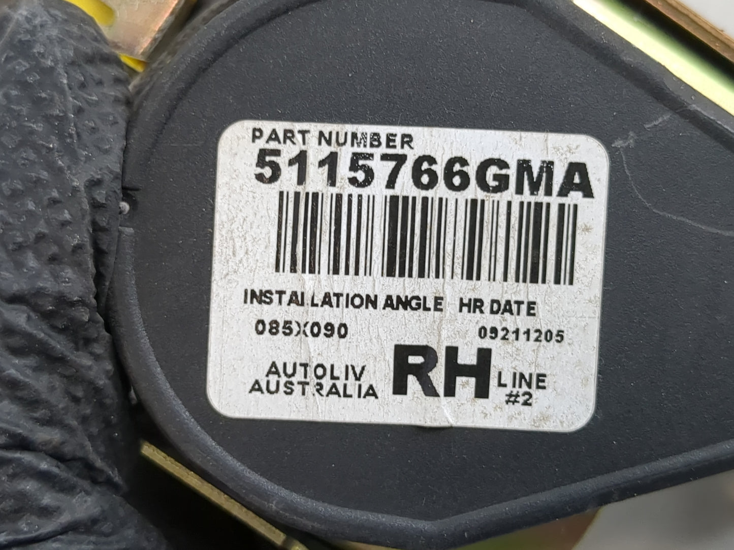 2003-2009 Kia Sorento Passenger Front Seatbelt Buckle - Oemusedautoparts1.com