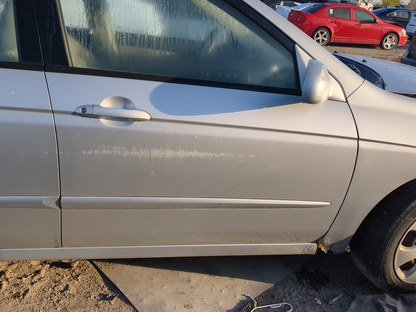 2004-2009 Kia Spectra Passenger Front Door Oem - Oemusedautoparts1.com