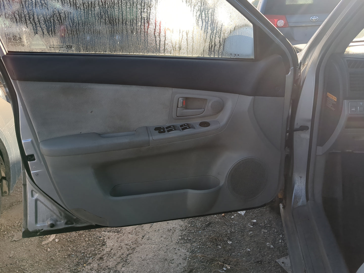 2006 Kia Spectra Front Left Driver Interior Door Panel Trim - Oemusedautoparts1.com