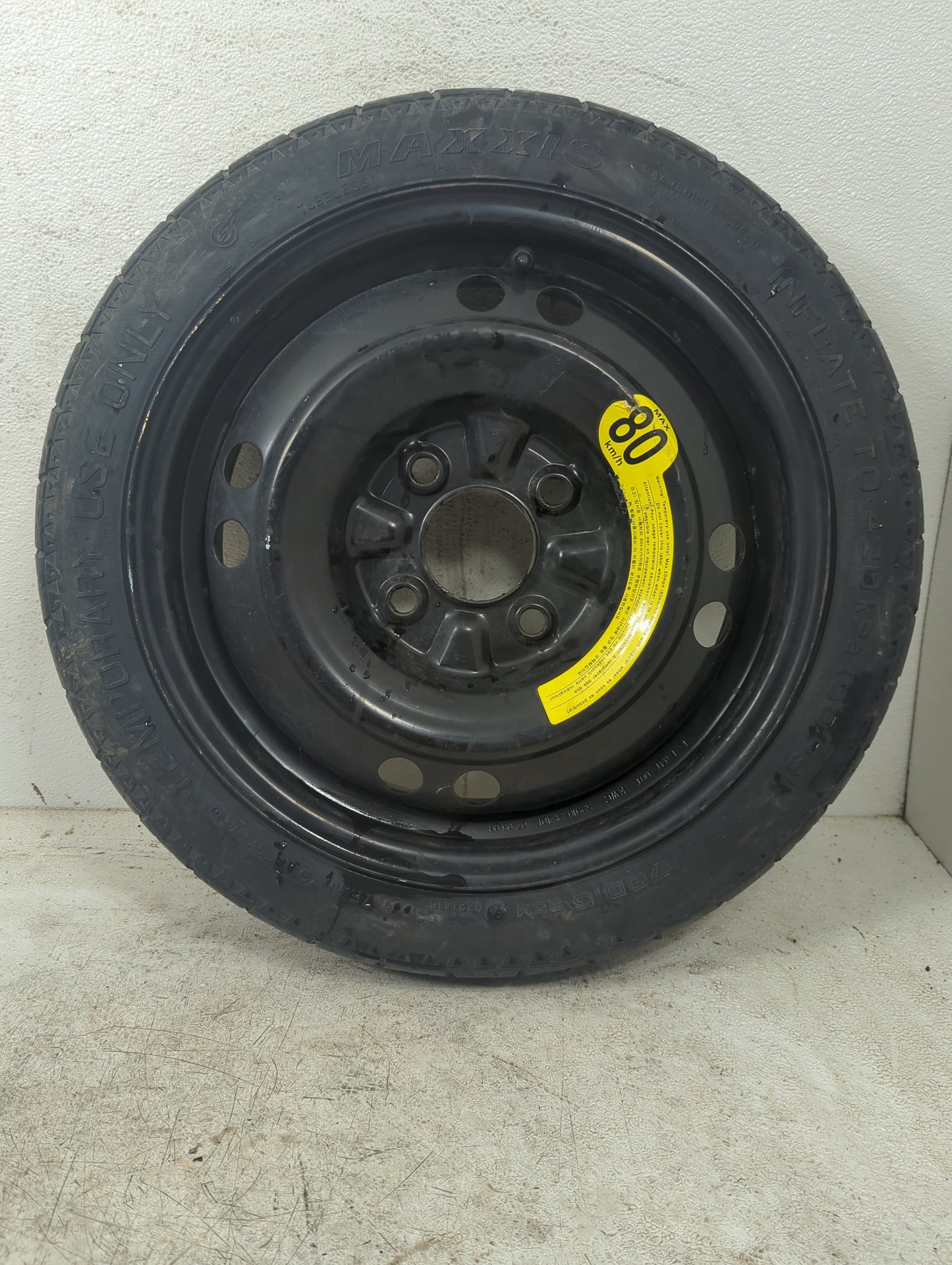 2004-2009 Kia Spectra Spare Donut Tire Wheel Rim Oem - Oemusedautoparts1.com