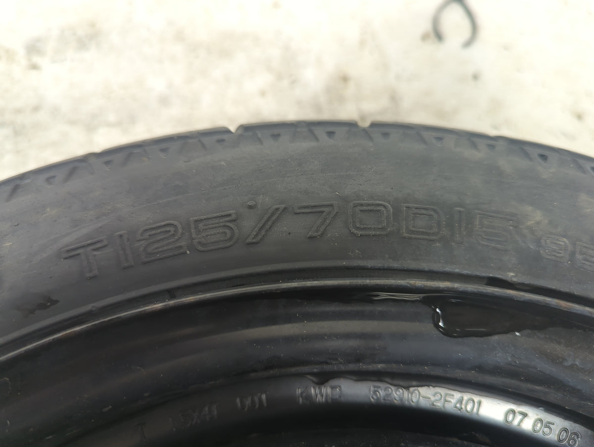 2004-2009 Kia Spectra Spare Donut Tire Wheel Rim Oem - Oemusedautoparts1.com