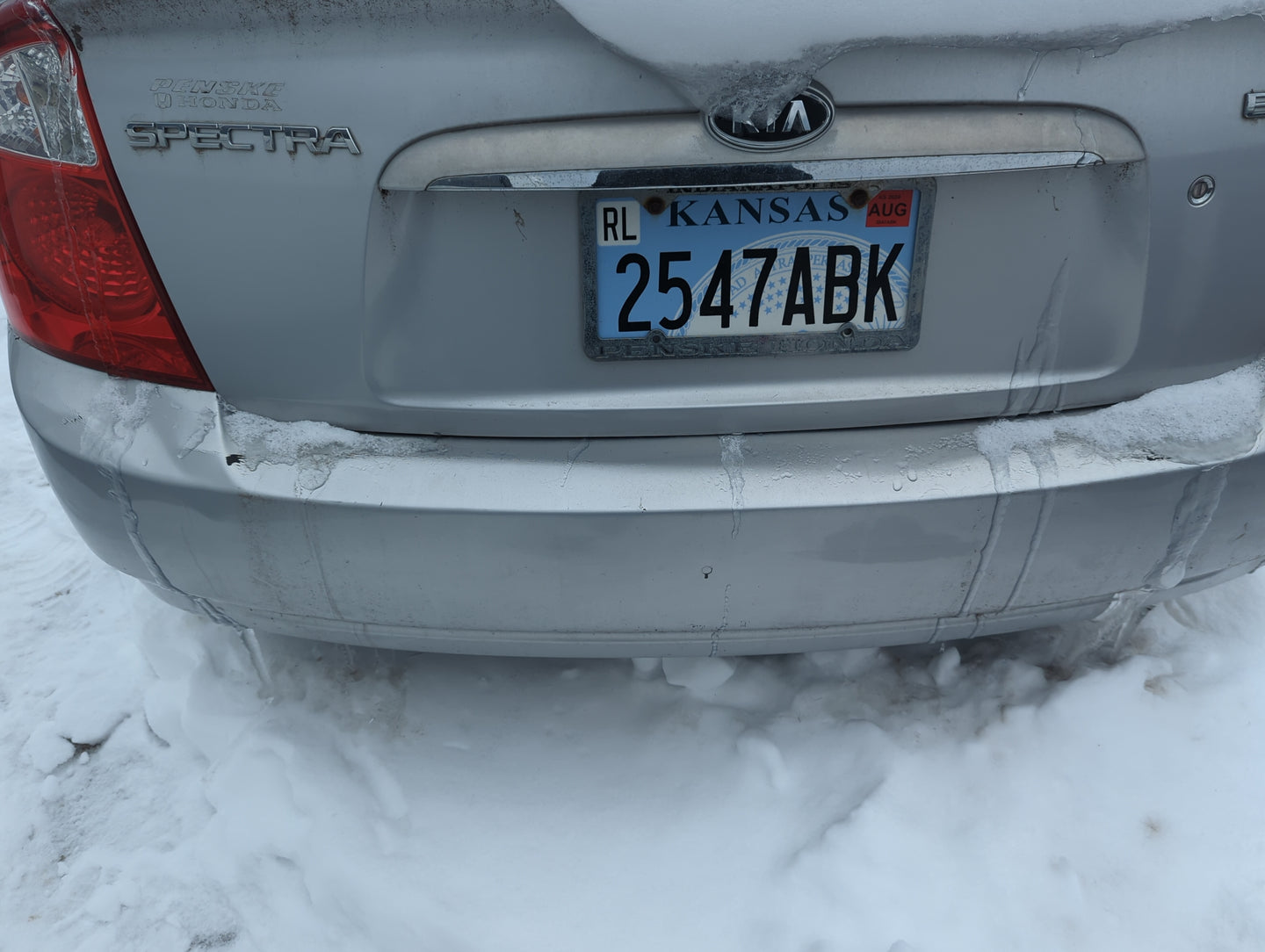 2004-2006 Kia Spectra Rear Bumper Assembly Oem - Oemusedautoparts1.com