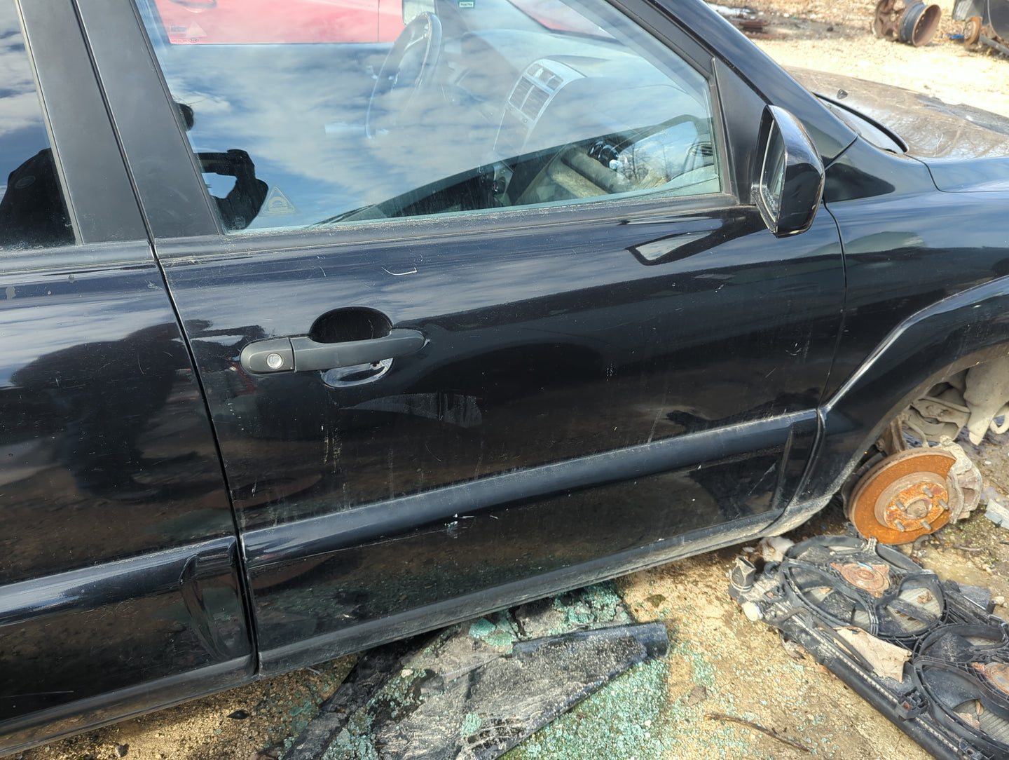 2005-2010 Kia Sportage Passenger Front Door Oem - Oemusedautoparts1.com