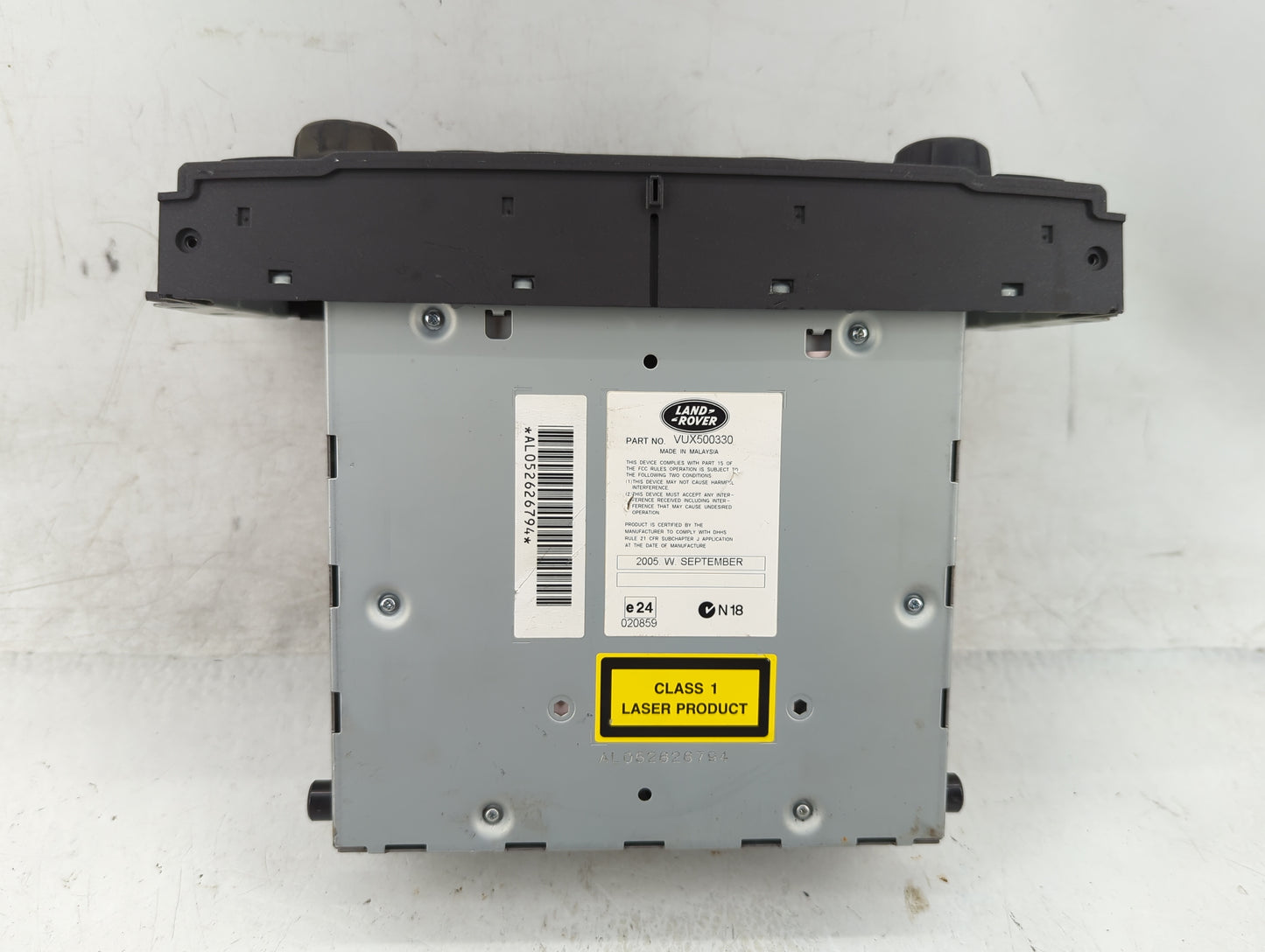 2006 Land Rover Land Rover Radio AM FM Cd Player Receiver Replacement P/N:VUX500330 Fits Fits 2005 2007 2008 2009 OEM Used A