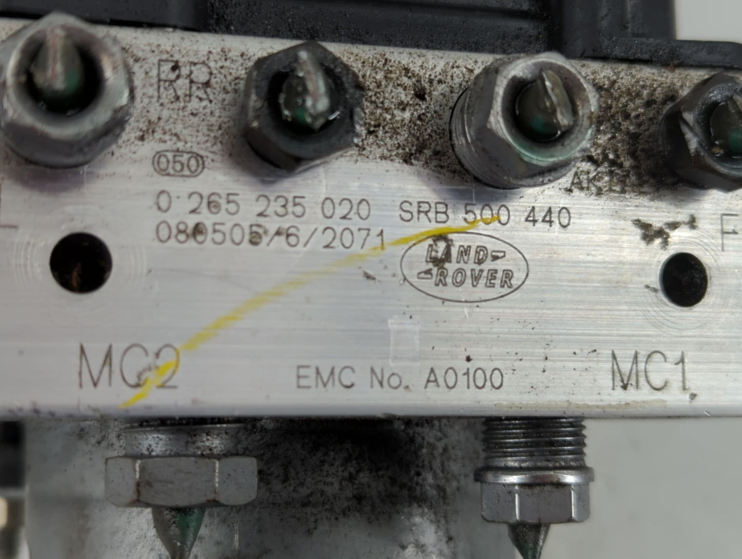 2006 Land Rover Range Rover ABS Pump Control Module Replacement P/N:SRB 500 440 Fits Fits 2005 OEM Used Auto Parts - Oemused