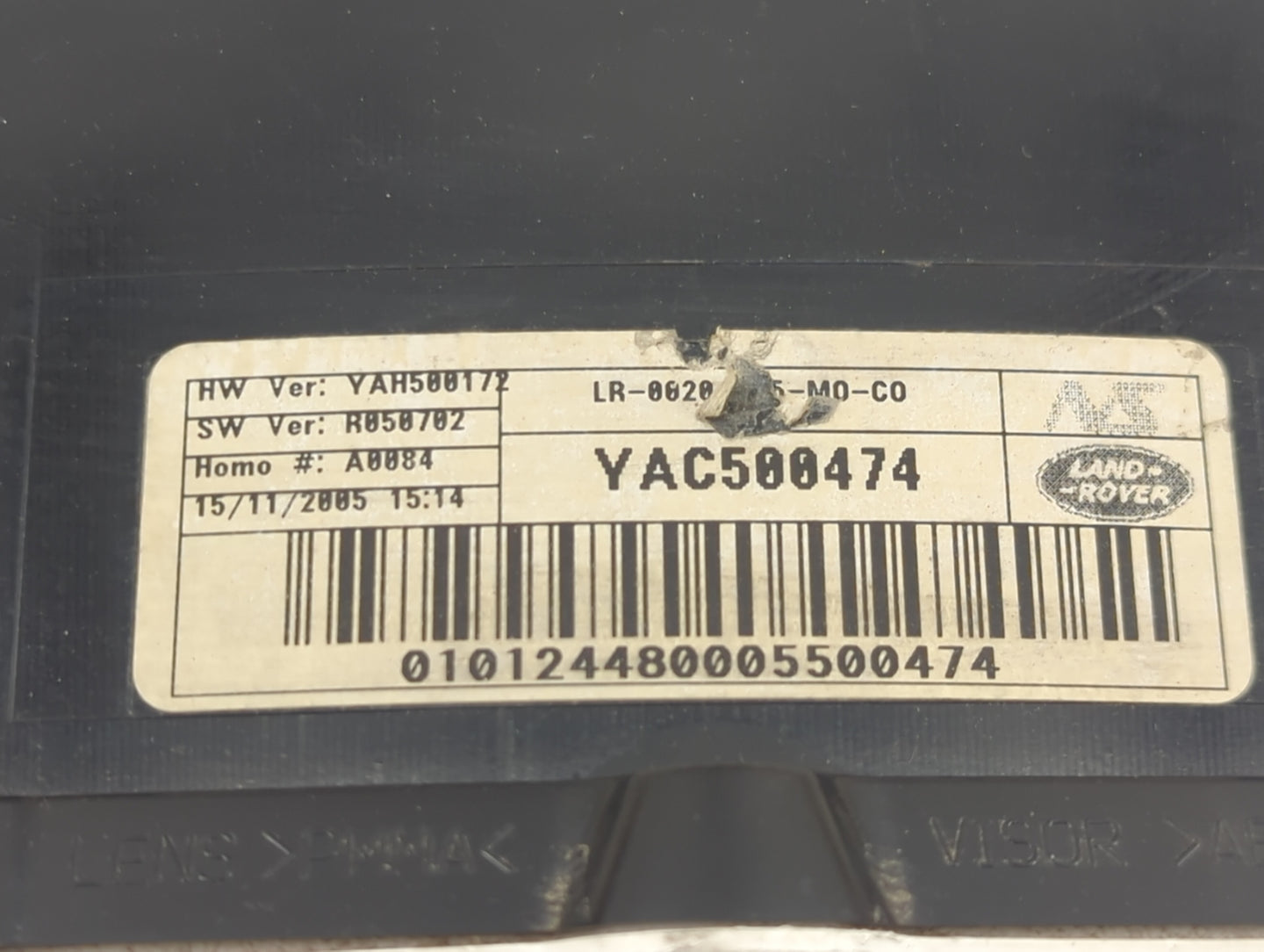 2006 Land Rover Range Rover Sport Instrument Cluster Speedometer Gauges P/N:YAC500474 YAH500172, R050702, LR-0019-001 Fits O