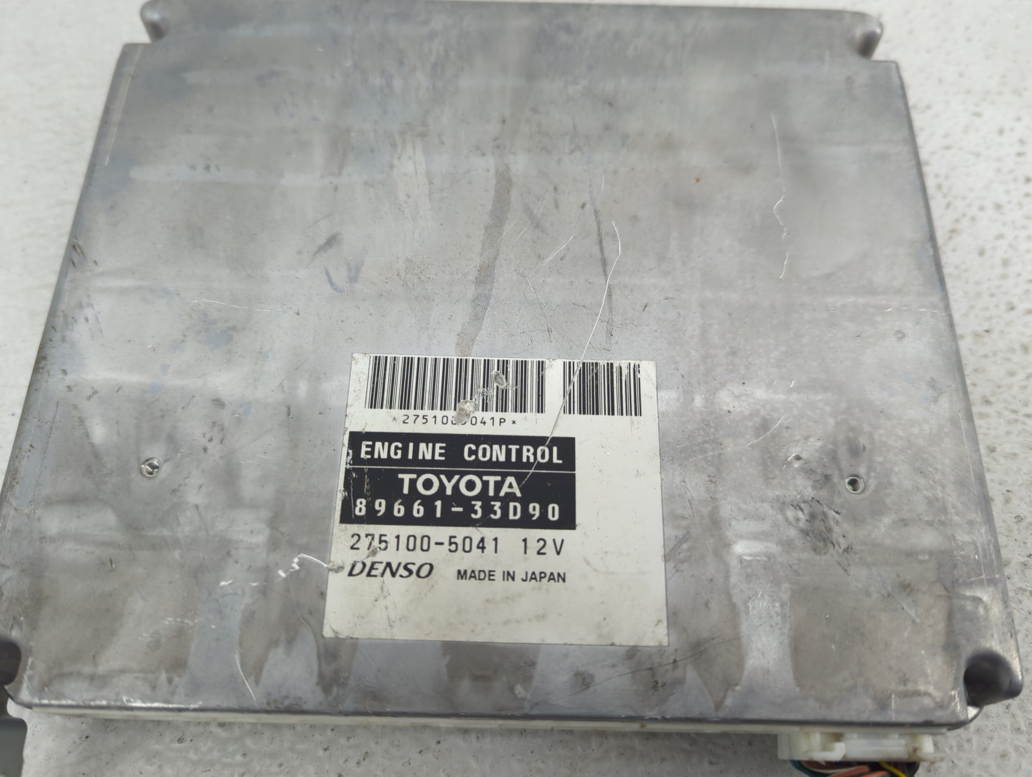 2006 Lexus Es330 PCM Engine Control Computer ECU ECM PCU OEM P/N:89661-33D90 275100-5041 Fits OEM Used Auto Parts - Oemuseda