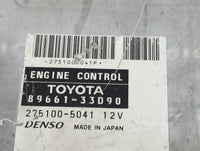 2006 Lexus Es330 PCM Engine Control Computer ECU ECM PCU OEM P/N:89661-33D90 275100-5041 Fits OEM Used Auto Parts - Oemuseda