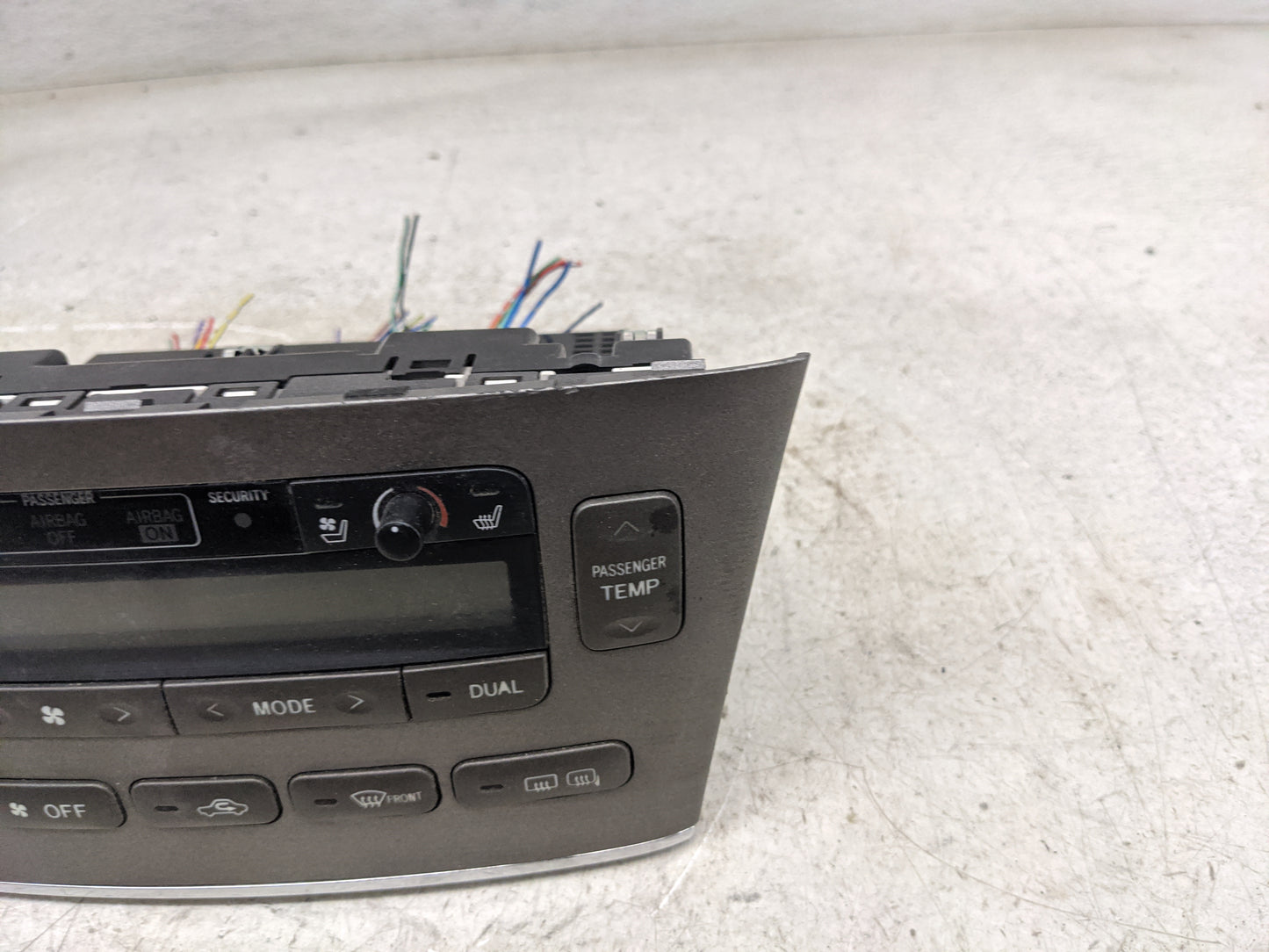 2006 Lexus Es330 Climate Control Module Temperature AC/Heater Replacement P/N:55900-33890 146570-3212 Fits OEM Used Auto Par