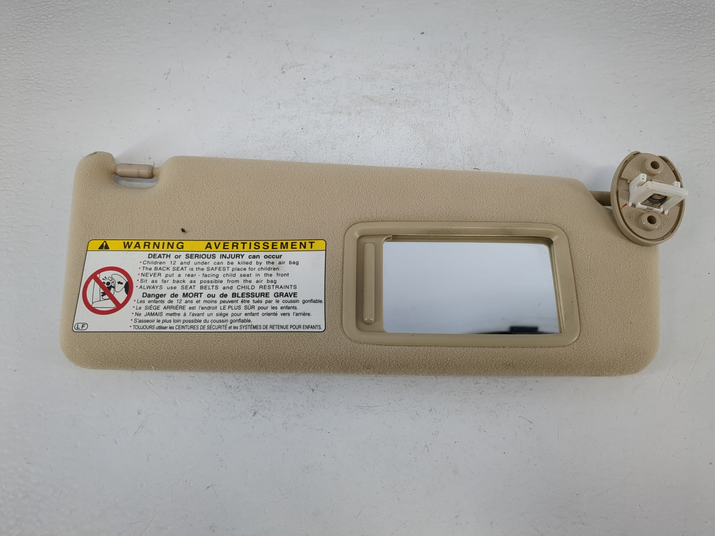 2001-2006 Lexus Gs300 Sun Visor Shade Replacement Passenger Right Mirror Fits Fits 2001 2002 2003 2004 2005 2006 OEM Used Au