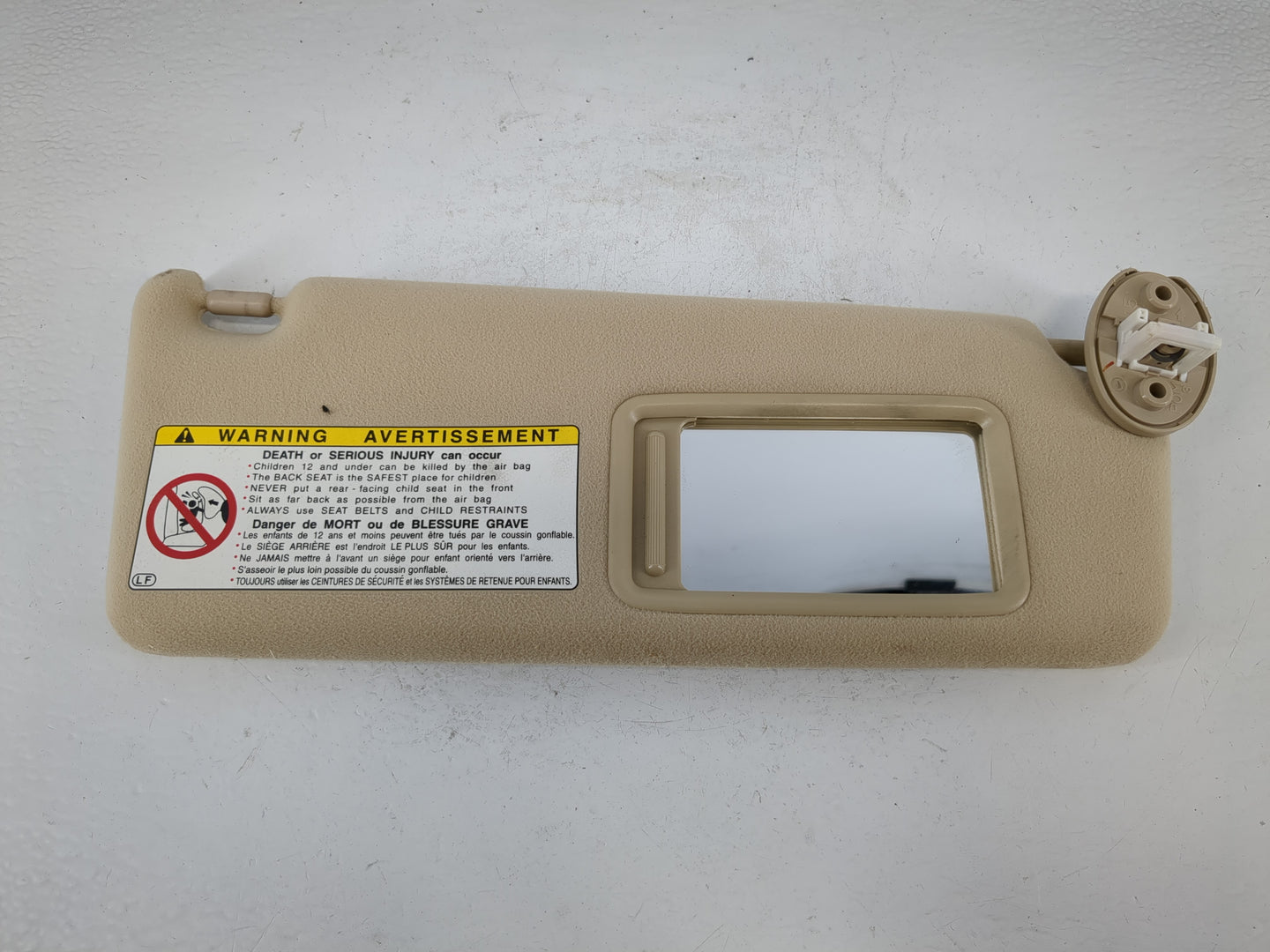 2001-2006 Lexus Gs300 Sun Visor Shade Replacement Passenger Right Mirror Fits Fits 2001 2002 2003 2004 2005 2006 OEM Used Au