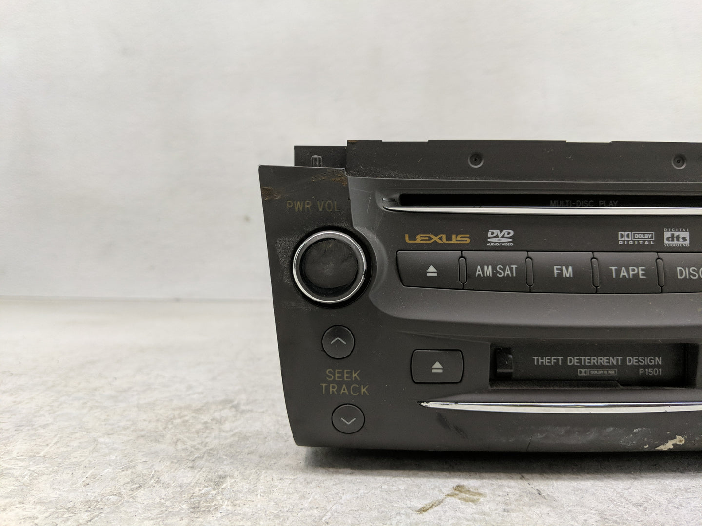 2006 Lexus Gs300 Radio AM FM Cd Player Receiver Replacement P/N:86120-30C80-E0 Fits OEM Used Auto Parts - Oemusedautoparts1.