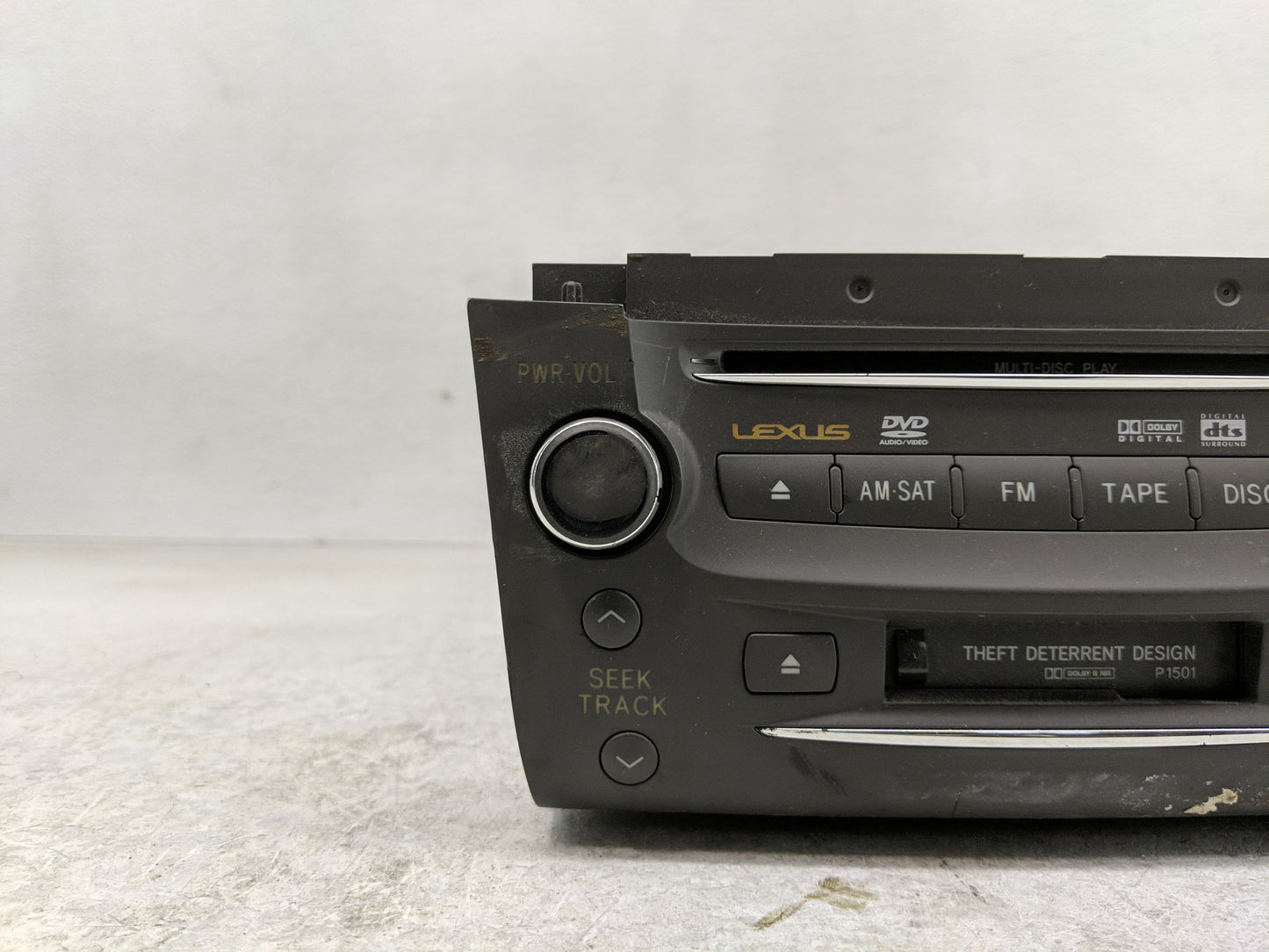 2006 Lexus Gs300 Radio AM FM Cd Player Receiver Replacement P/N:86120-30C80-E0 Fits OEM Used Auto Parts - Oemusedautoparts1.