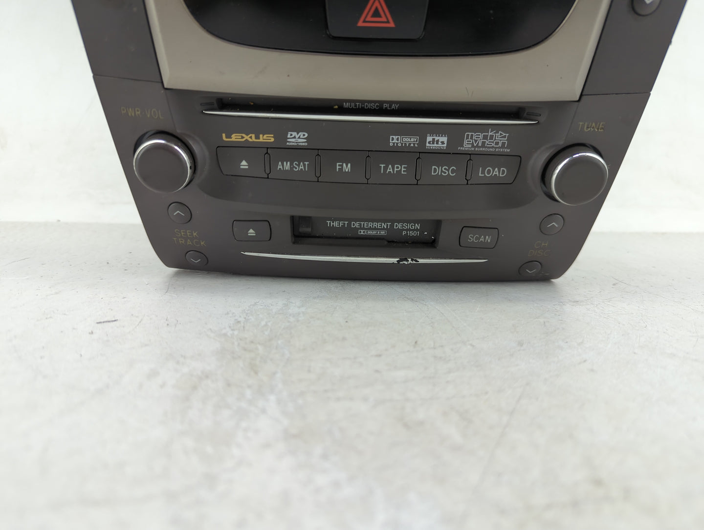2006 Lexus Gs300 Radio AM FM Cd Player Receiver Replacement P/N:412300-0323 86111-30390 Fits OEM Used Auto Parts - Oemusedau
