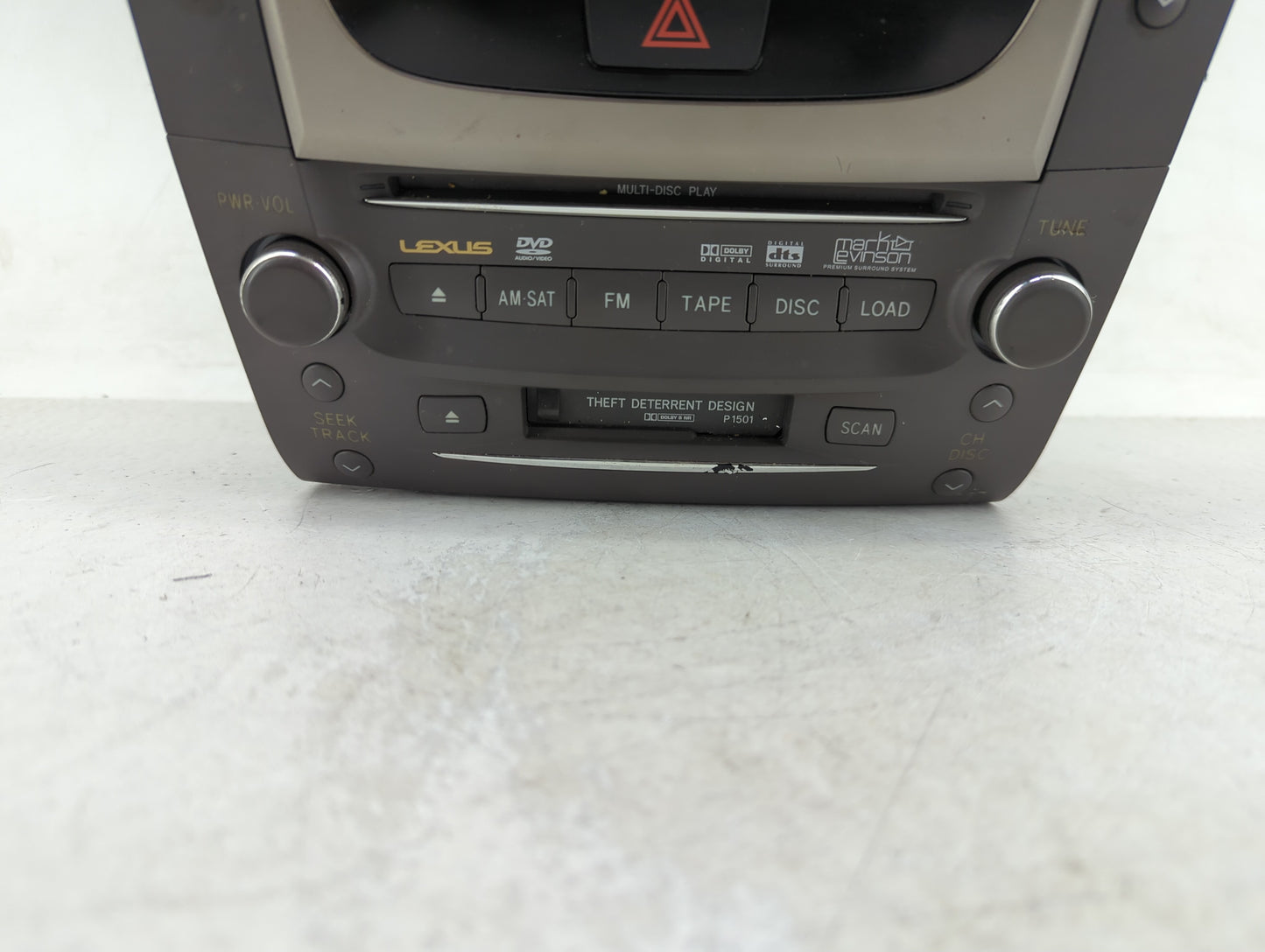 2006 Lexus Gs300 Radio AM FM Cd Player Receiver Replacement P/N:412300-0323 86111-30390 Fits OEM Used Auto Parts - Oemusedau
