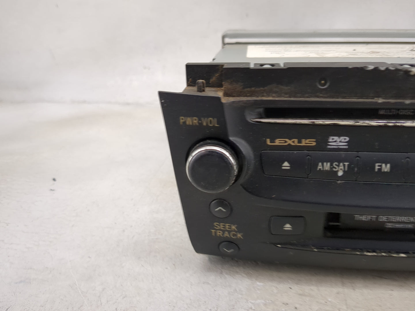 2006 Lexus Gs300 Radio AM FM Cd Player Receiver Replacement P/N:86120-30C80-C0 FX-MG9557DV Fits OEM Used Auto Parts - Oemuse