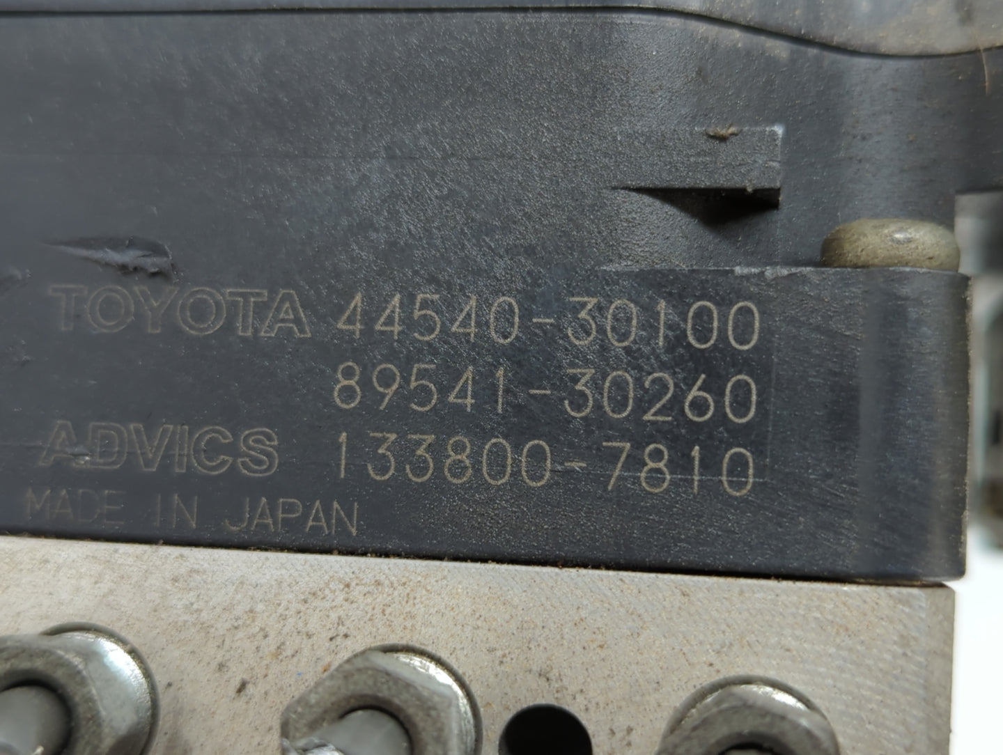 2006 Lexus Gs300 ABS Pump Control Module Replacement P/N:133800-7810 89541-30260, 44540-30100 Fits OEM Used Auto Parts - Oem