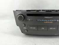 2006 Lexus Is250 Radio AM FM Cd Player Receiver Replacement P/N:86120-53320 FX-MG9107ZT-04 Fits OEM Used Auto Parts - Oemuse