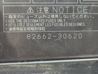 2006-2015 Lexus Is250 Fusebox Fuse Box Panel Relay Module P/N:82662-30620 Fits OEM Used Auto Parts - Oemusedautoparts1.com