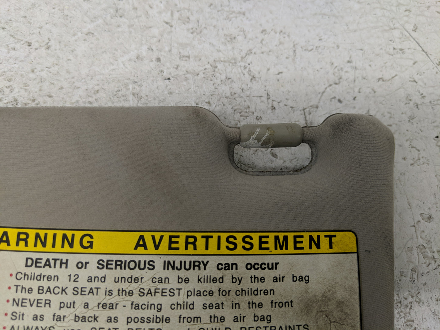 2006 Lexus Is250 Sun Visor Shade Replacement Driver Left Mirror Fits OEM Used Auto Parts - Oemusedautoparts1.com