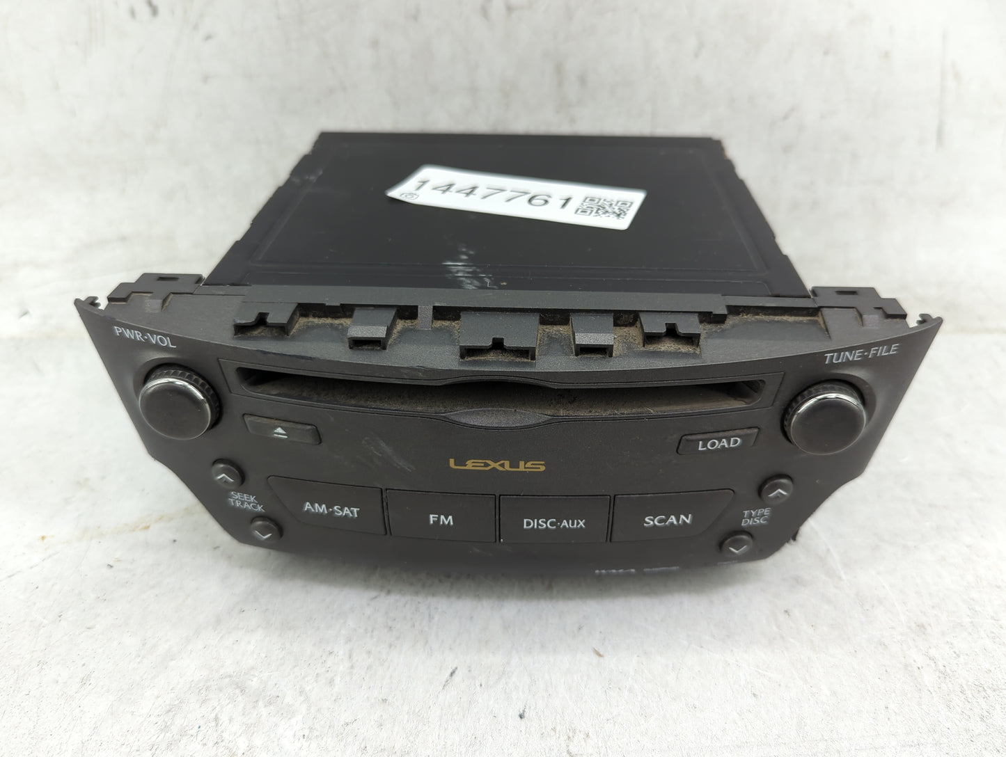 2006-2008 Lexus Is250 Radio AM FM Cd Player Receiver Replacement P/N:86120-53320 FX-MG9107ZT-02 Fits Fits 2006 2007 2008 OEM