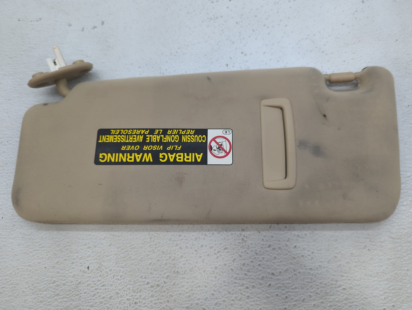 2006 Lexus Is250 Sun Visor Shade Replacement Passenger Right Mirror Fits OEM Used Auto Parts - Oemusedautoparts1.com