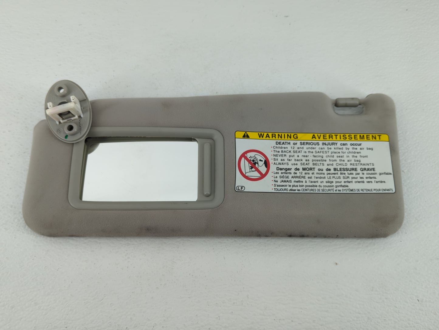 2006 Lexus Is250 Sun Visor Shade Replacement Passenger Right Mirror Fits OEM Used Auto Parts - Oemusedautoparts1.com