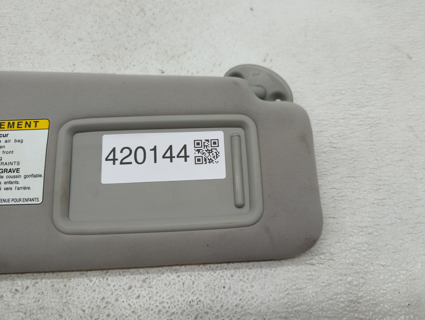 2006 Lexus Is250 Sun Visor Shade Replacement Passenger Right Mirror Fits OEM Used Auto Parts - Oemusedautoparts1.com