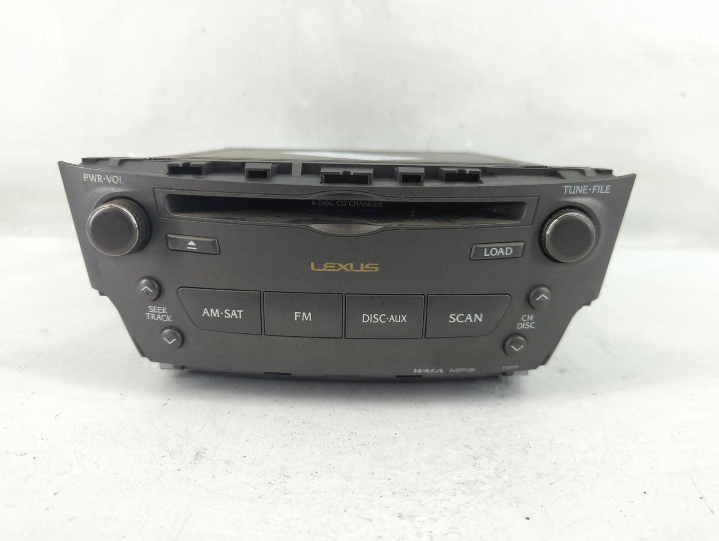 2006 Lexus Is350 Radio AM FM Cd Player Receiver Replacement P/N:86120-53430-2 Fits OEM Used Auto Parts - Oemusedautoparts1.c