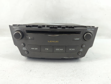 2006 Lexus Is350 Radio AM FM Cd Player Receiver Replacement P/N:86120-53430-2 Fits OEM Used Auto Parts - Oemusedautoparts1.c