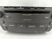 2006 Lexus Is350 Radio AM FM Cd Player Receiver Replacement P/N:86120-53430-2 Fits OEM Used Auto Parts - Oemusedautoparts1.c