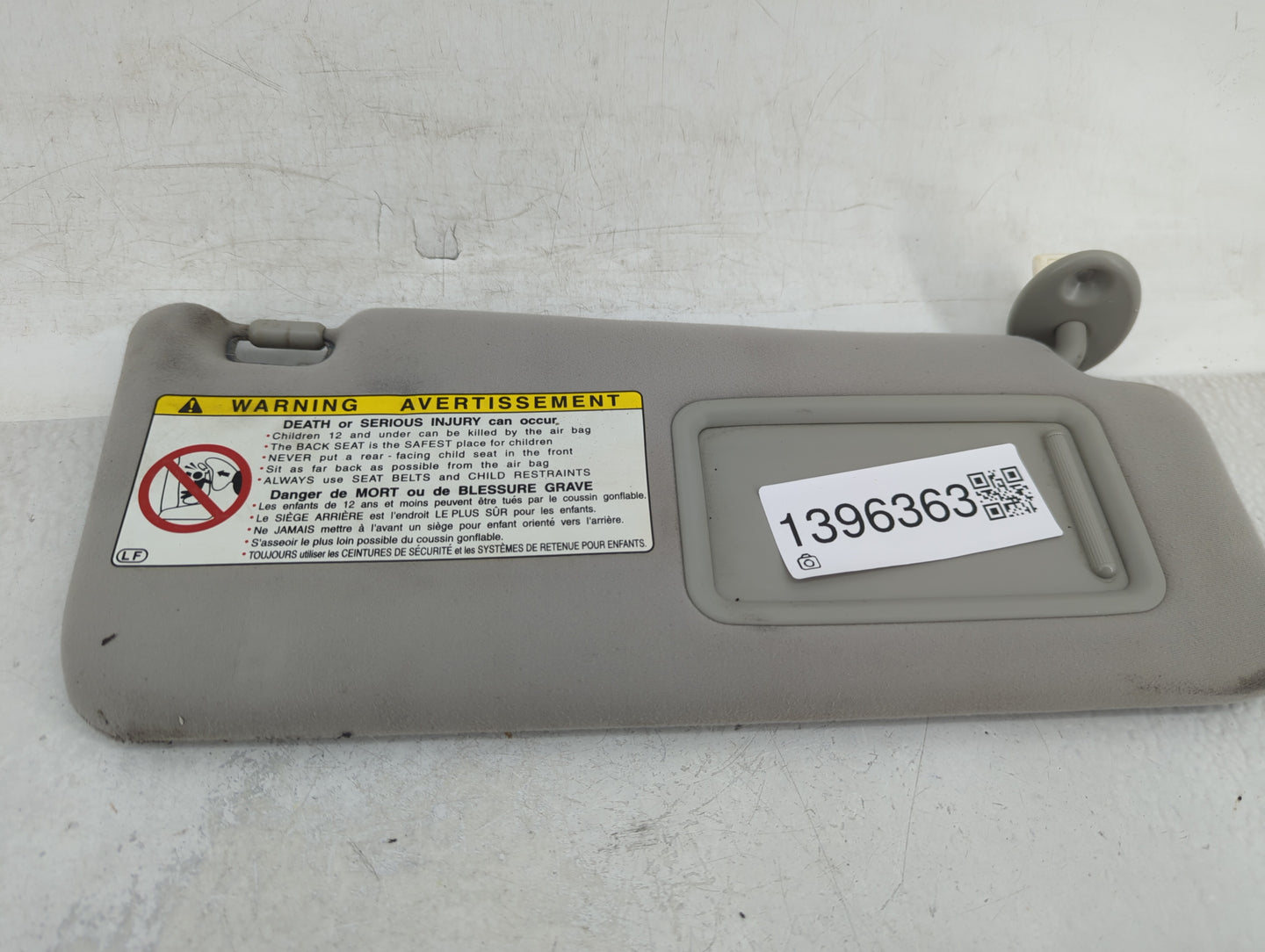 2006 Lexus Is350 Sun Visor Shade Replacement Driver Left Mirror Fits OEM Used Auto Parts - Oemusedautoparts1.com