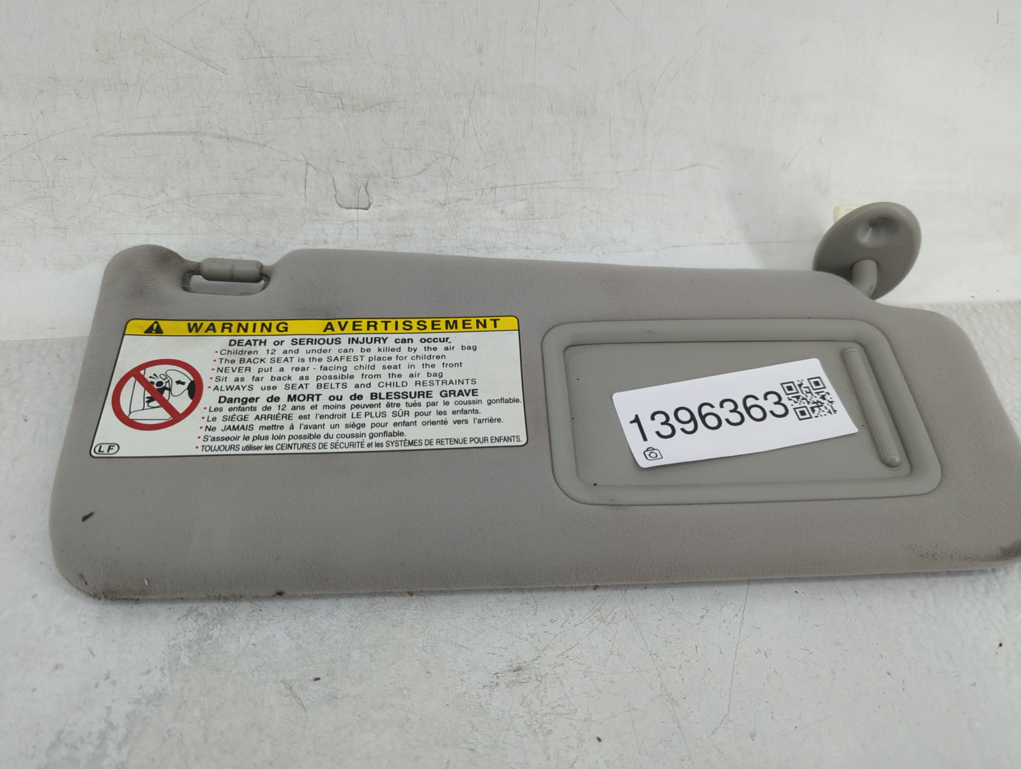 2006 Lexus Is350 Sun Visor Shade Replacement Driver Left Mirror Fits OEM Used Auto Parts - Oemusedautoparts1.com