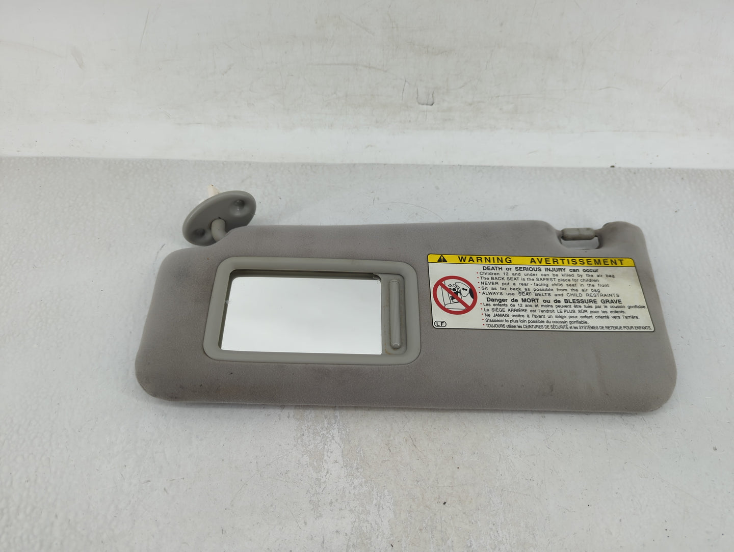 2006 Lexus Is350 Sun Visor Shade Replacement Passenger Right Mirror Fits OEM Used Auto Parts - Oemusedautoparts1.com