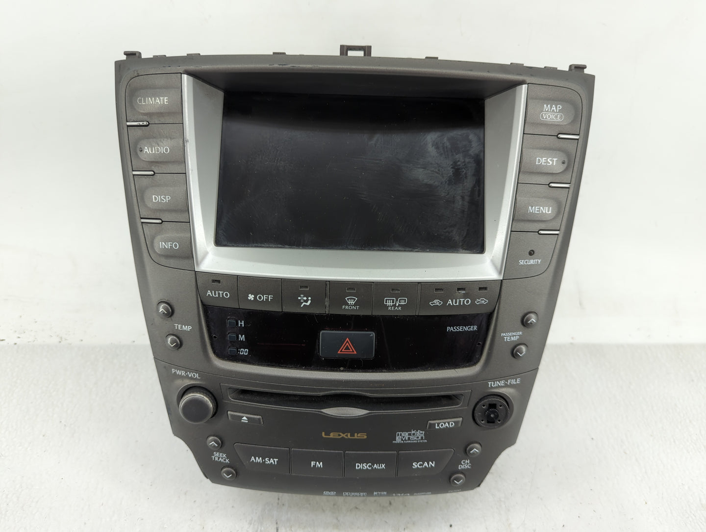 Lexus Is350 Am Fm Cd Player Radio Receiver - Oemusedautoparts1.com