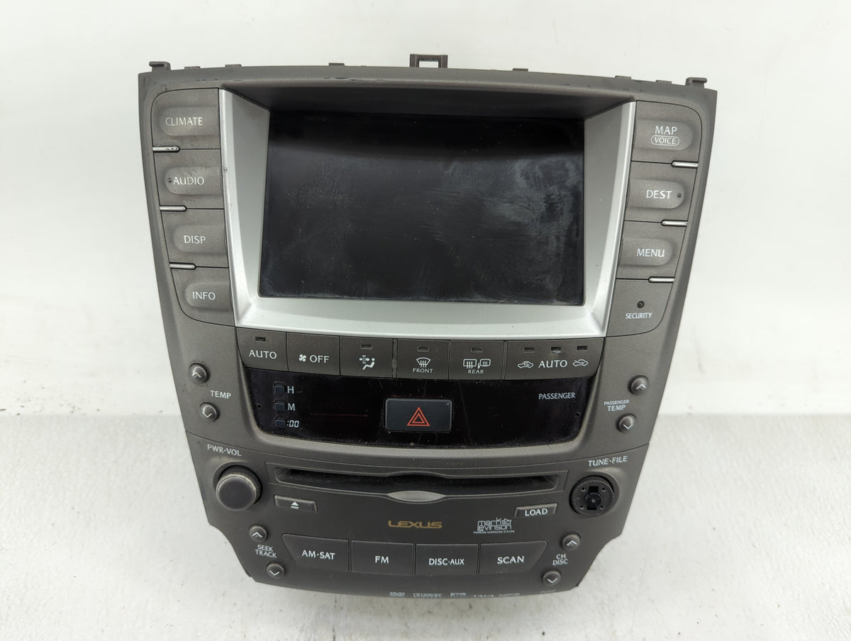 2006-2007 Lexus Is350 Information Display Screen - Oemusedautoparts1.com
