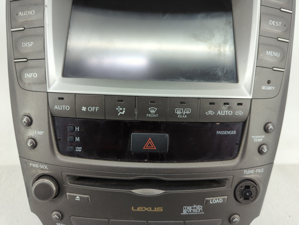 2006-2007 Lexus Is350 Information Display Screen - Oemusedautoparts1.com