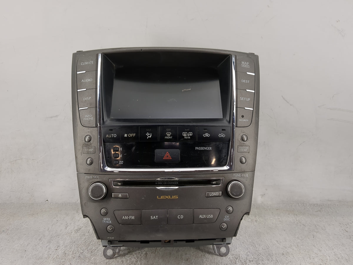 2006-2009 Lexus Is350 Radio AM FM Cd Player Receiver Replacement P/N:86805-53241 468200-2570 Fits Fits 2006 2007 2008 2009 O