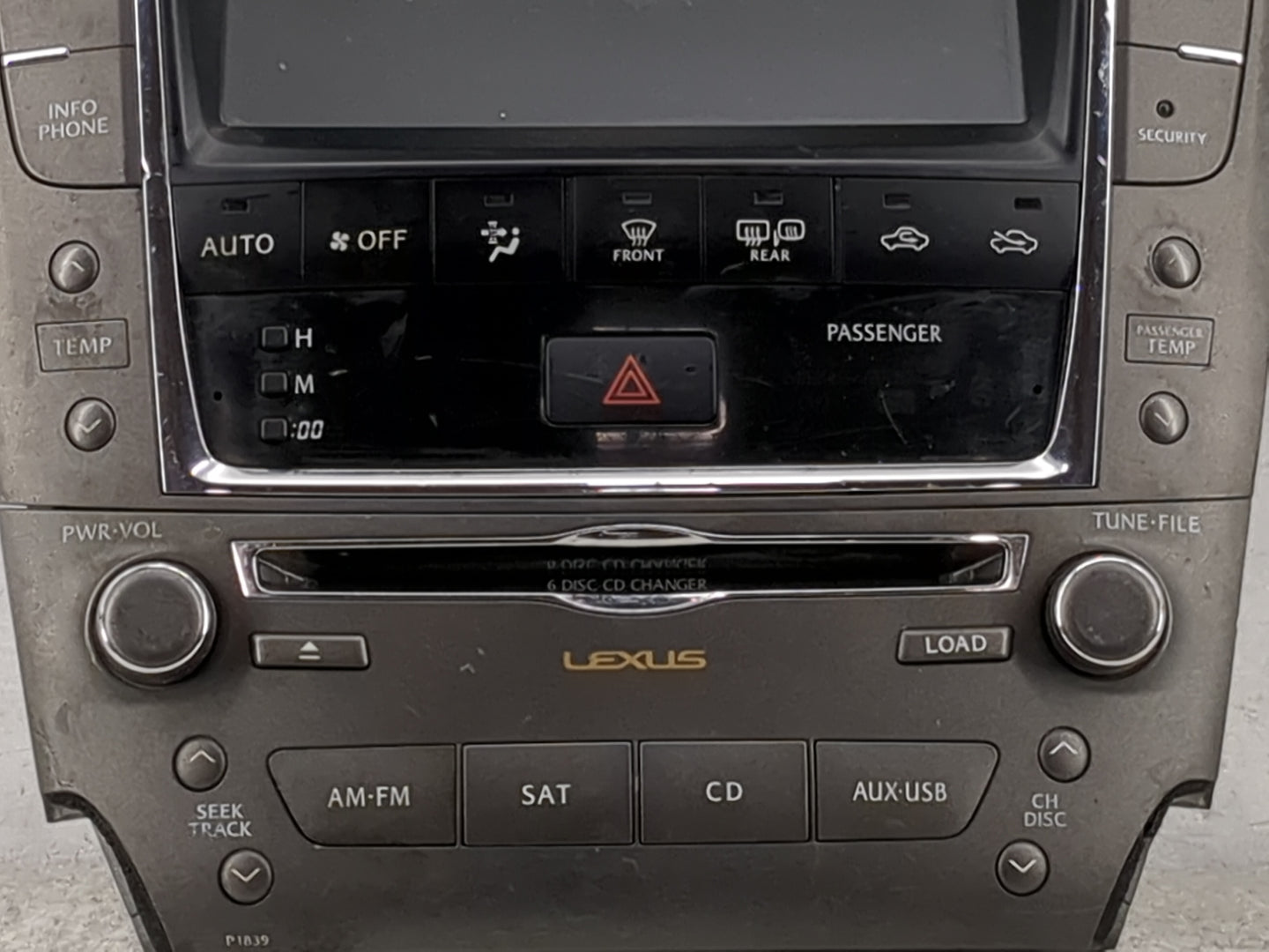 2006-2009 Lexus Is350 Radio AM FM Cd Player Receiver Replacement P/N:86805-53241 468200-2570 Fits Fits 2006 2007 2008 2009 O