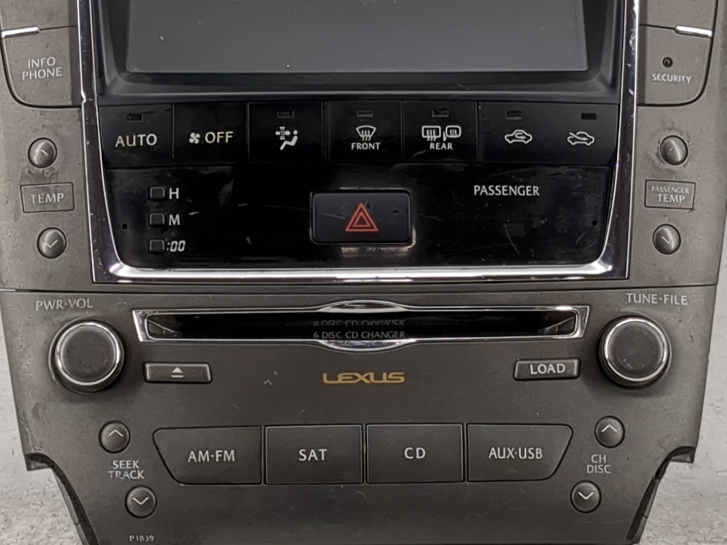 2006-2009 Lexus Is350 Radio AM FM Cd Player Receiver Replacement P/N:86805-53241 468200-2570 Fits Fits 2006 2007 2008 2009 O