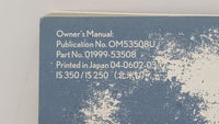 2006 Lexus Is350 Owners Manual Book Guide OEM Used Auto Parts - Oemusedautoparts1.com