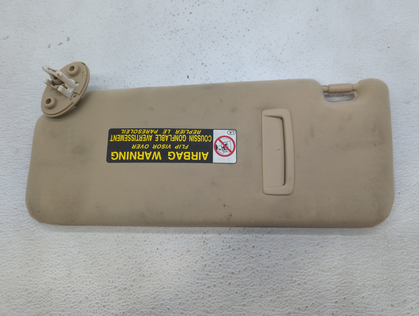 2006 Lexus Is350 Sun Visor Shade Replacement Passenger Right Mirror Fits OEM Used Auto Parts - Oemusedautoparts1.com