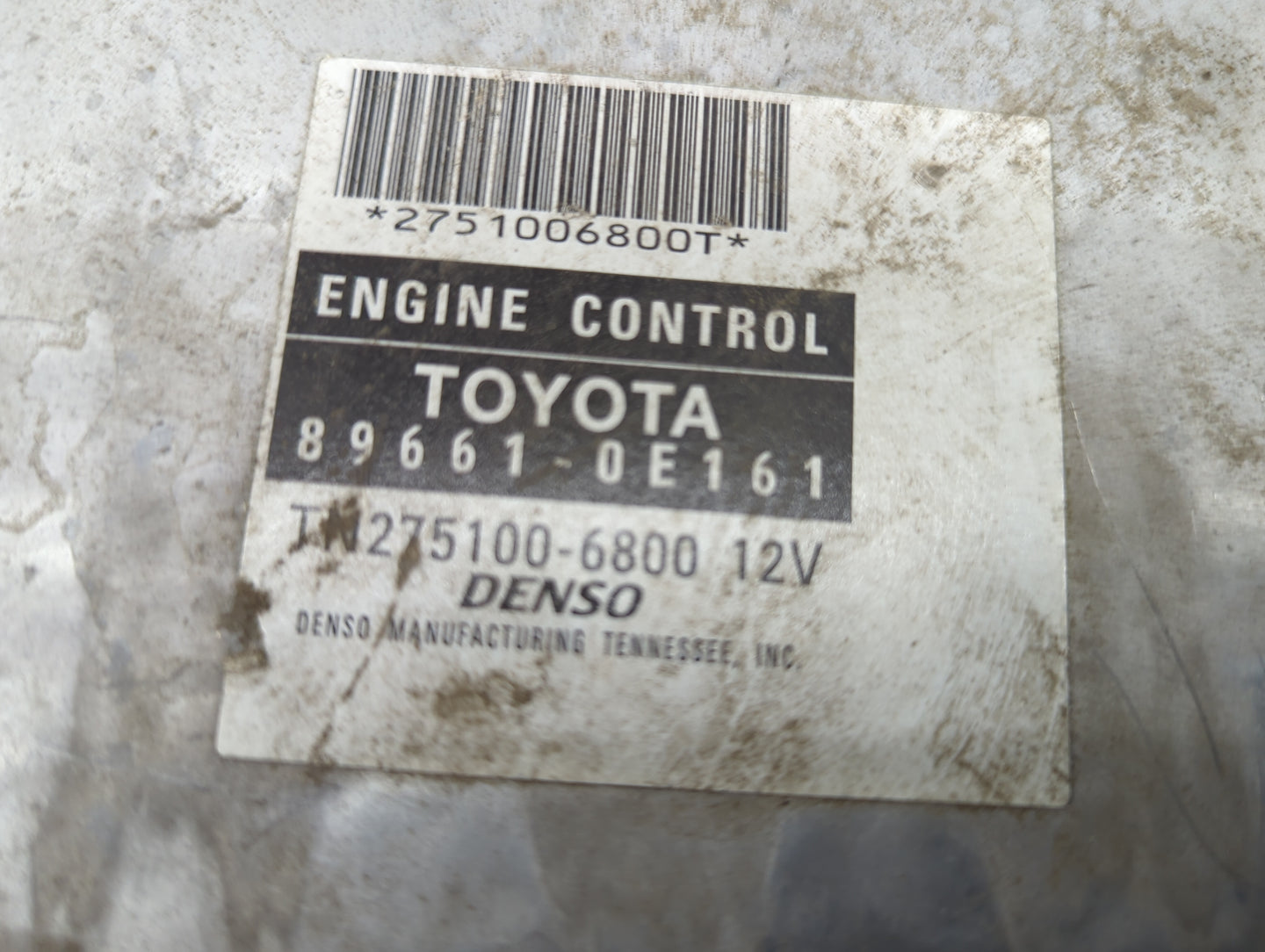 2004-2006 Lexus Rx330 PCM Engine Control Computer ECU ECM PCU OEM P/N:89661-0E161 275100-6800 Fits Fits 2004 2005 2006 OEM U