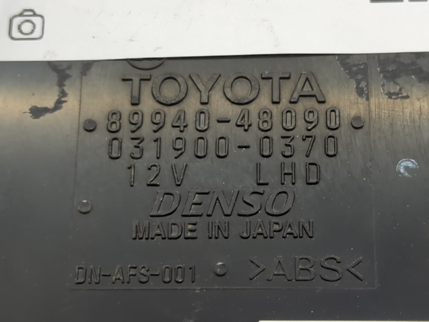 Lexus Rx400 Headlamp Control Module 89940-48090|031900-0370 - Oemusedautoparts1.com