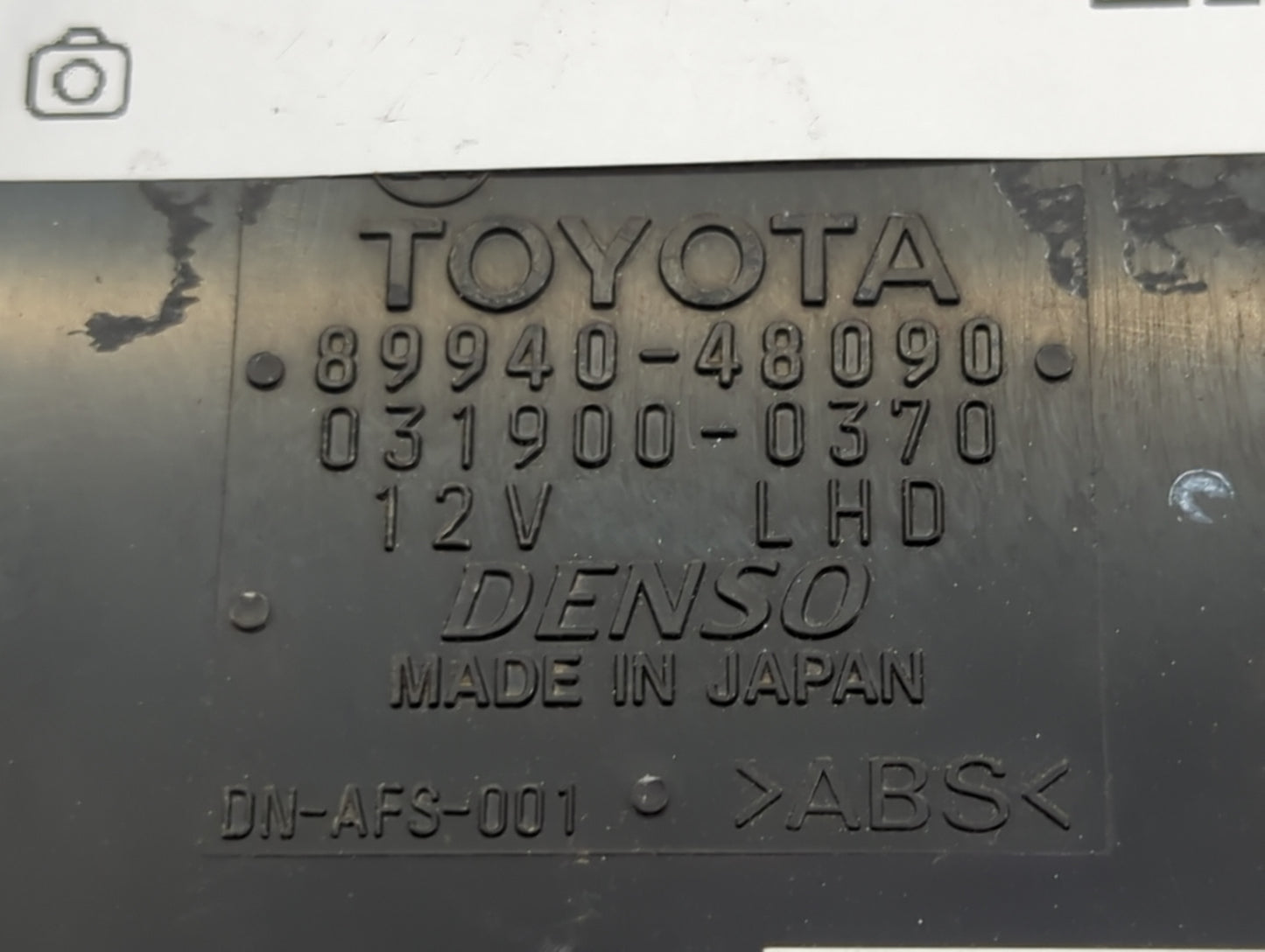Lexus Rx400 Headlamp Control Module 89940-48090|031900-0370 - Oemusedautoparts1.com