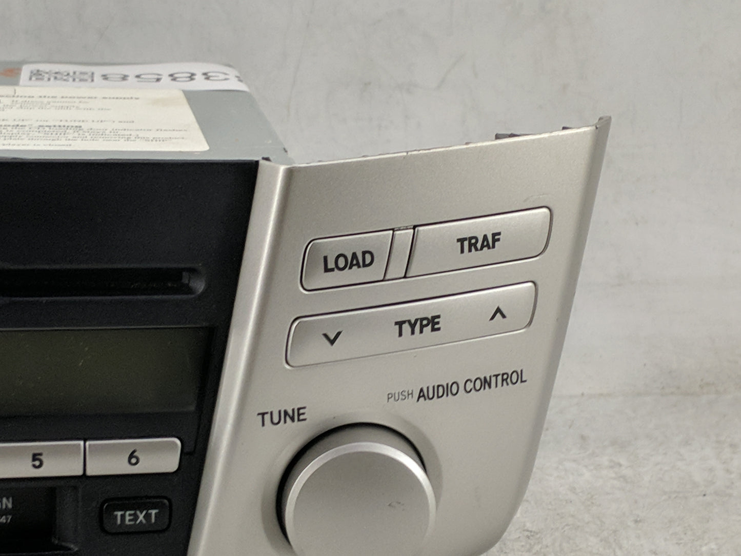 2006 Lexus Rx400h Radio AM FM Cd Player Receiver Replacement P/N:86120-48510 FX-MG8947ZT, EDPK025429UC Fits OEM Used Auto Pa