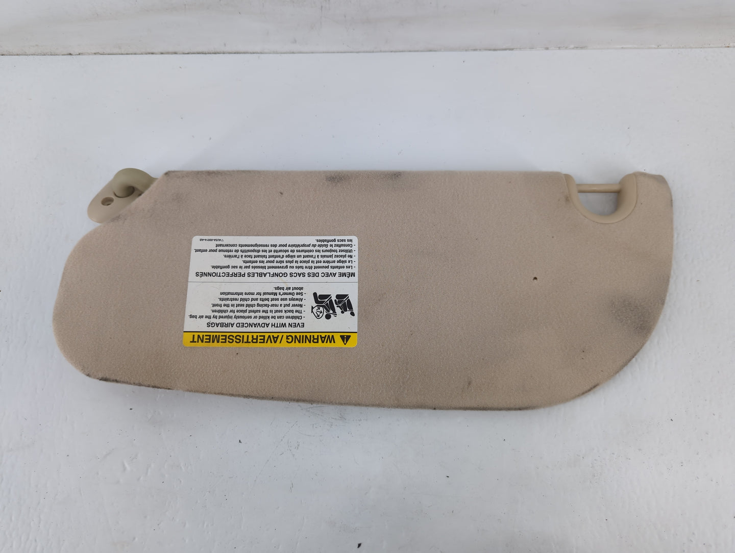 2006 Lincoln Mkz Sun Visor Shade Replacement Passenger Right Mirror Fits OEM Used Auto Parts - Oemusedautoparts1.com