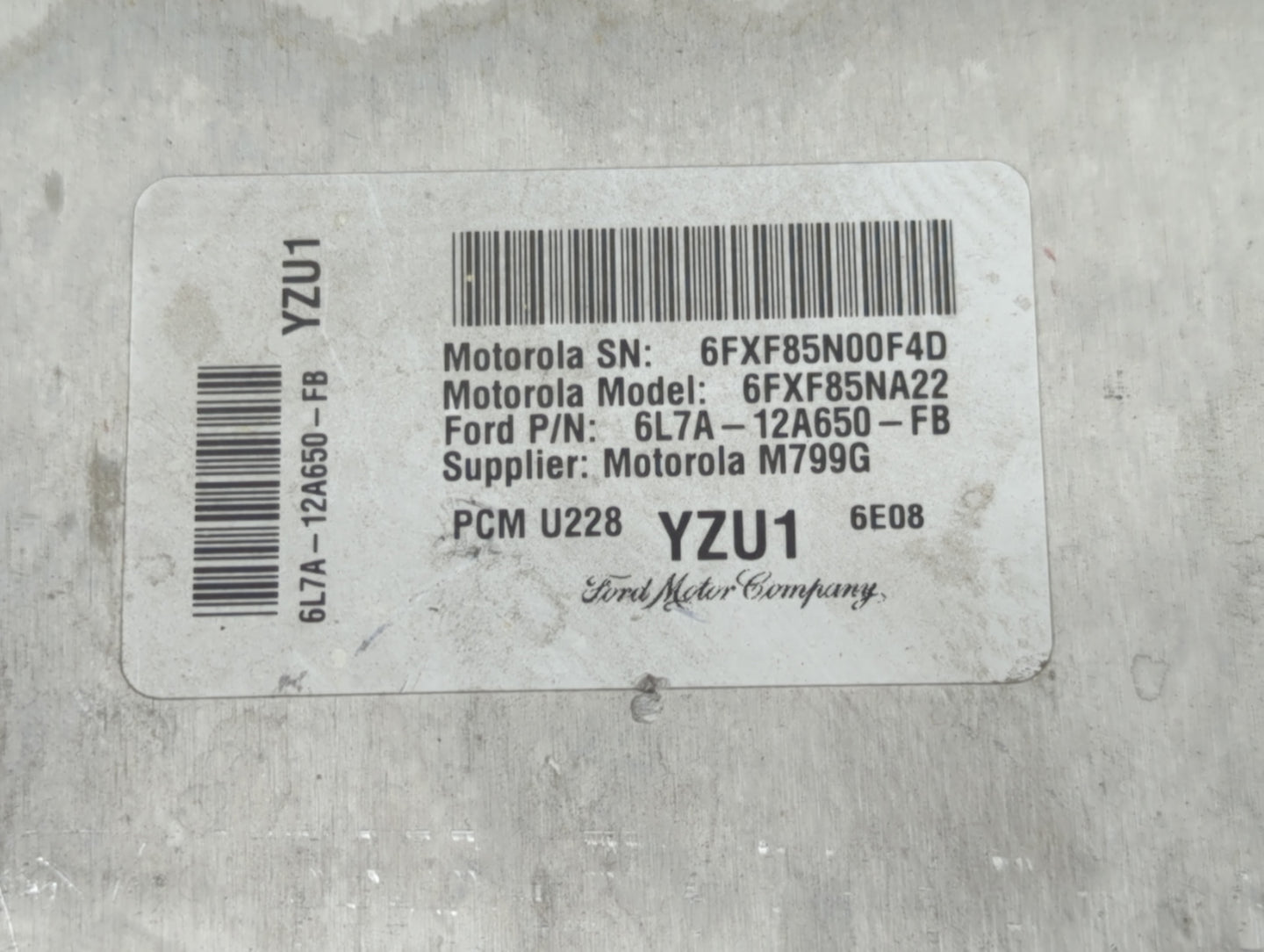2006 Lincoln Navigator PCM Engine Control Computer ECU ECM PCU OEM P/N:6L7A-12A650-FB Fits OEM Used Auto Parts - Oemusedauto