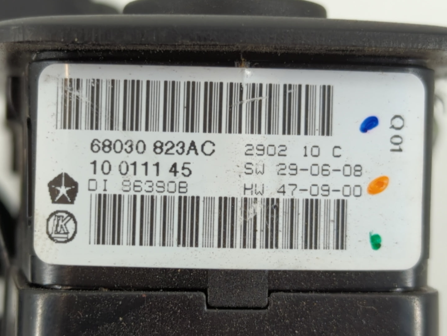 2003-2007 Lincoln Town Car Master Power Window Switch Replacement Driver Side Left P/N:68030 823AC Fits OEM Used Auto Parts 